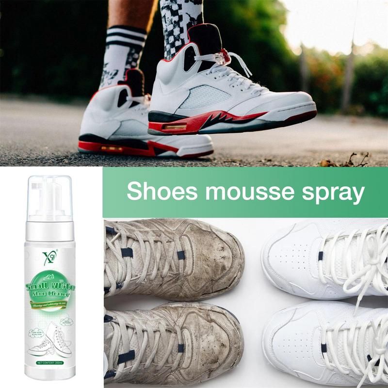 Kit de nettoyage de chaussures en mousse, gel nettoyant blan... - 3
