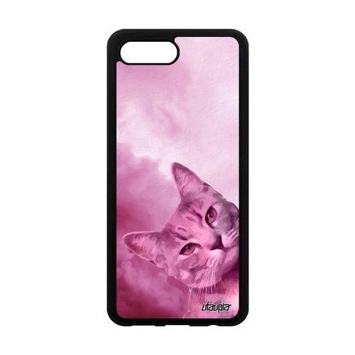 Coque De Protection Pour Honor 10 En Silicone Chat Ciel Lol Cat Chaton Case Smartphone Matou Nuage Design Animal Rose Felin Animaux