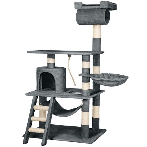 Arbre À Chat 141 Cm Gris Helloshop26 3708128