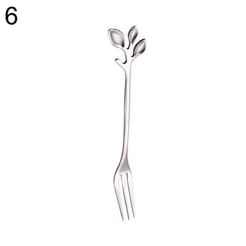 Cuillère À Café En Forme De Cuir Chevelu, Poignée, Fourchette À Dessert, Accessoires De Cuisine, Britannique