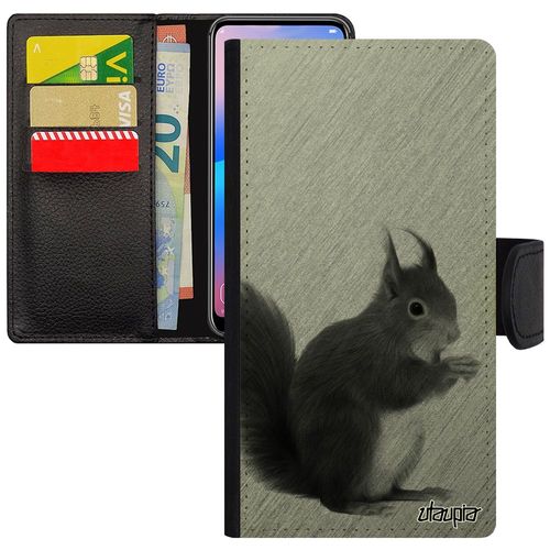 Coque Ecureuil De Protection Iphone 5 5s Se Antichoc Effet Animal Telephone Gris Mignon Aimantée Dessin Rigide Made In France Apple