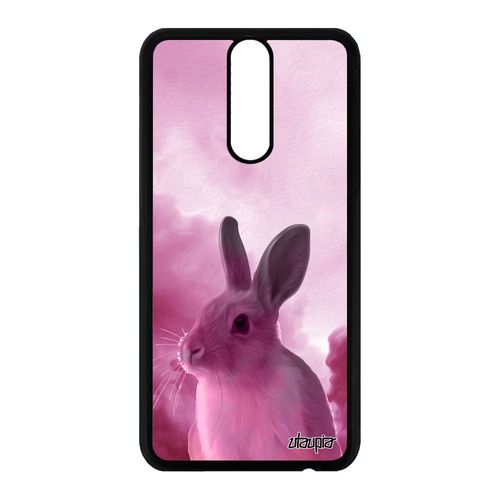 Coque Pour Huawei Mate 10 Lite Silicone Lapin Lapine Animaux Design Housse Rose Animal Antichoc Ciel De Paques Mignon Belier Lièvre