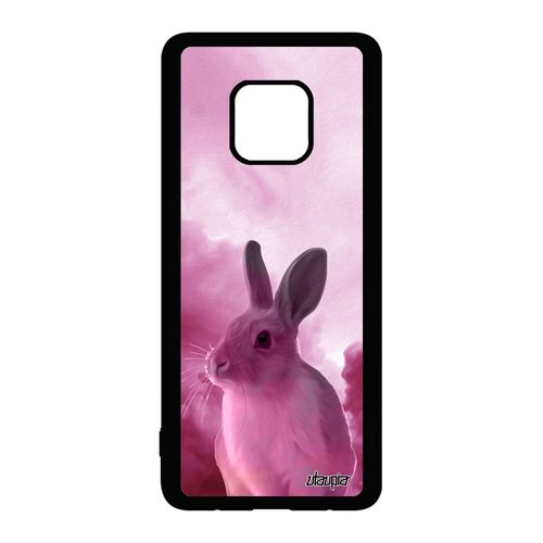 Coque Lapin Huawei Mate 20 Pro Silicone Lièvre Animaux Telephone De Paques Lya-L09 Rose Belier Portable Design 4g Mignon Ciel Animal
