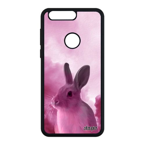 Coque Honor 8 Silicone Lapin Solide De Paques De Protection Mignon Animaux Lièvre Rose Belier Animal Portable Smartphone Design Ciel