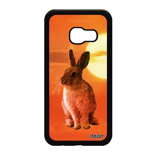 Coque Galaxy A3 2017 Silicone Lapin Telephone Alu 4g Orange Lièvre Belier Caoutchouc Animaux Lapine Mignon Portable Cover De Samsung