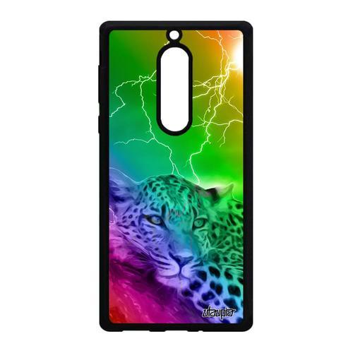 Coque Leopard Guepard Jaguar Pour Nokia 5 Silicone Mobile Predateur Etui Animaux Animal Case Jaune Design Fauve Multicolore Afrique