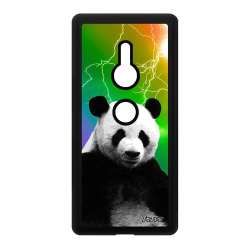 Coque Sony Xperia Xz2 Silicone Panda Ecolo De Protection Personnalisé Housse Vert Animaux Geant Chine Ecologie Eclair Design Animal