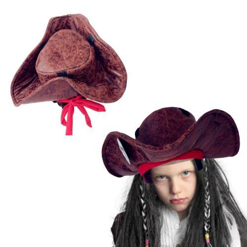 Chapeau De Cowboy Léger Et Confortable Pour Enfants, Casquette De Cosplay Portable, Chapeau De Capitaine Pour Halloween 7,5