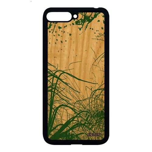 Coque Fonds Marins Huawei Y6 2018 Bois Naturel Silicone Telephone Mer Plantes Marines Plongée Océan Housse 4g Dessin Vert Algues De