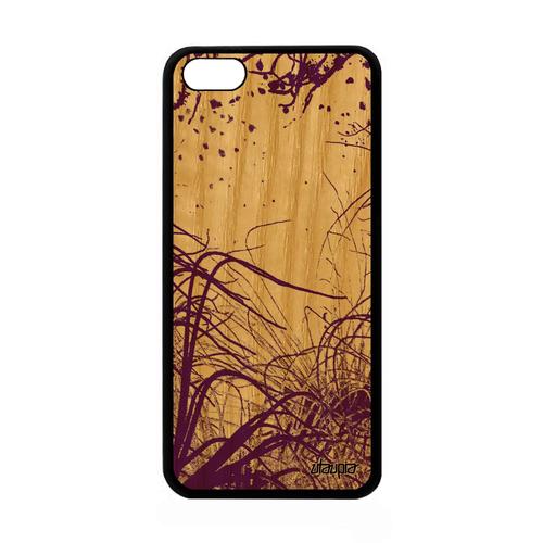 Coque Océan Pour Iphone 5c Bois Silicone Frêne Violet Nature Souple Fonds Marins Plongée Plantes Marines Telephone Algues Case Apple