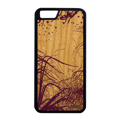 Coque En Bois Silicone Pour Iphone 6+ 6s+ Plus Océan Portable Case Plantes Marines Fonds Marins Nature Algues Mer 64 Go Cover