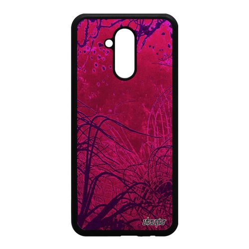 Coque Rigide Pour Huawei Mate 20 Lite Silicone Fonds Marins Plantes Marines Rose Plongée Nature Portable Dessin Océan Algues Mer De