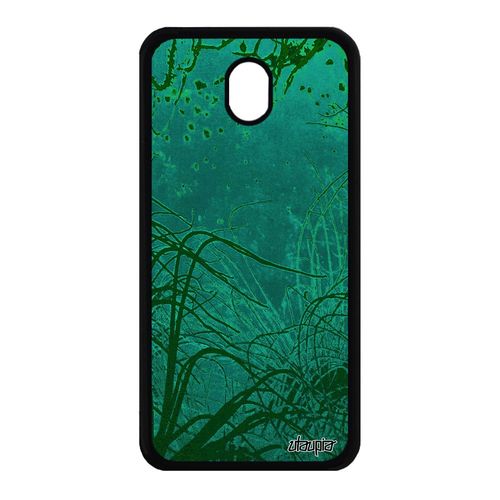 Coque Silicone Fonds Marins Galaxy J7 2017 Pro Algues Dessin Etui Nature Océan Plongée Personnalisé Mer De Protection Vert Samsung