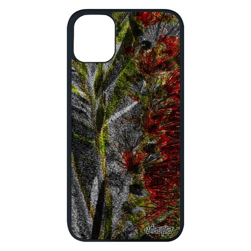 Coque Iphone 11 Pro Max En Silicone Fleurs Vert Florale Plante Exotique De Protection Texture Design Original Case Fond Nature