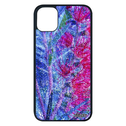 Coque Fleurs Antichoc Iphone 11 Pro Max Silicone Plante Exotique Nature Telephone Jolie Effet 4g Fond Florale Metal Rose