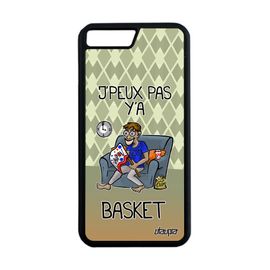Coque Iphone 7+ Plus Silicone J'peux Pas Y'a Basketball Rigide Je Etui Cover Drole Bd Humour Antichoc Nba 32 Go Supporter Vert