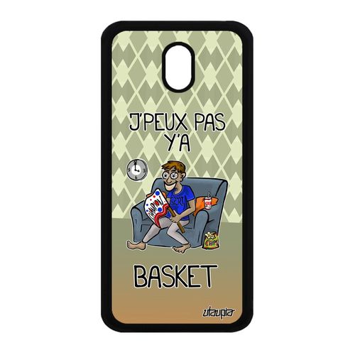 Coque Pour Samsung Galaxy J3 2017 Silicone J'peux Pas Y'a Basketball Jpeux Smartphone Basket Je Supporter Bd Vert Case Humour Housse