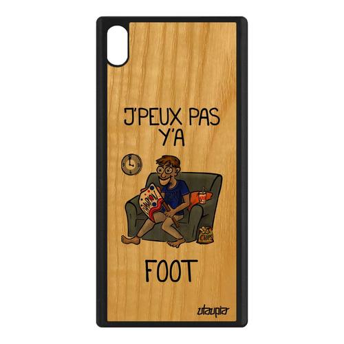 Coque Sony Xperia Xa1 Ultra En Bois Silicone J'peux Pas Y'a Football Pas Cher Humour Souple Gris Foot Jpeux Comique Drole G3212 4g