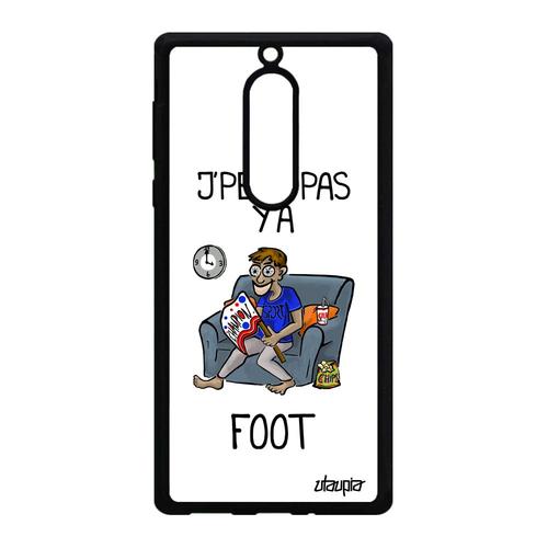 Coque Pour Nokia 5 Silicone J'peux Pas Y'a Foot Tpu Je Design Mobile Supporter Jpeux Blanc Bande Dessinée Drole Texte Football Case