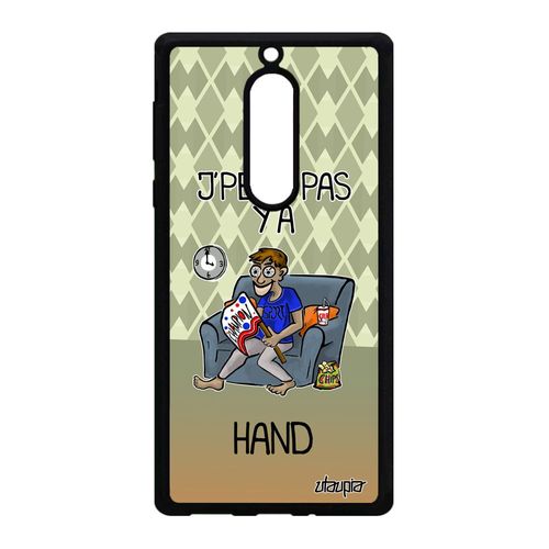 Coque Silicone Nokia 5 J'peux Pas Y'a Handball Vert Humour Bd Texte Souple Comique Rigide Portable Drole Supporter Etui Je Ta-1053