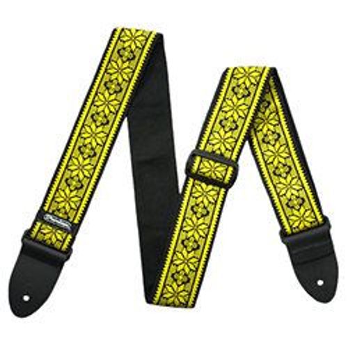 Dunlop D67-02ye - Sangle Guitare Jacquard Fillmore Yellow