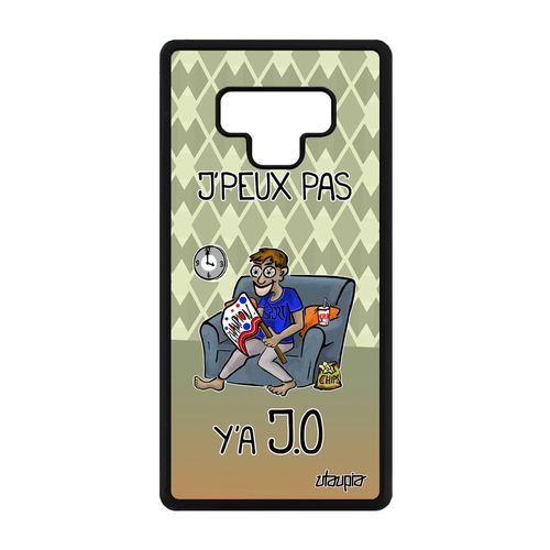 Coque J'peux Pas Y'a Jo Samsung Galaxy Note 9 Silicone Comique Jpeux Humour Alu Sport Vert Portable Sm-N960f Texte Je Athletisme Bd