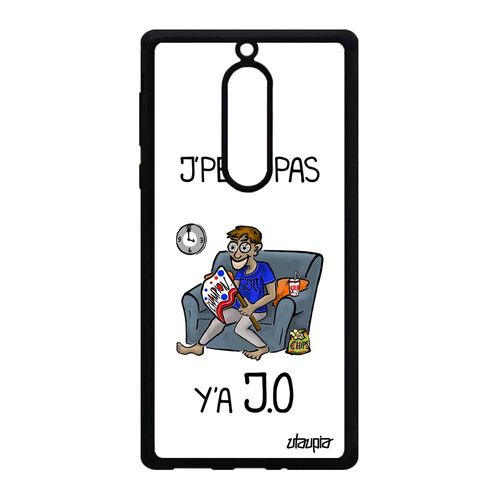 Coque Silicone Nokia 5 J'peux Pas Y'a Jo Blanc Sport Jpeux Humoristique Humour Caoutchouc Athletisme Telephone Texte Personnalisé De