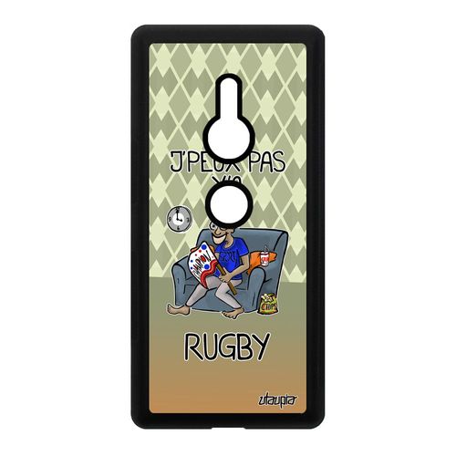 Coque J'peux Pas Y'a Rugby Sony Xperia Xz2 En Silicone Humour Je Personnalisé Jpeux Xv De France Supporter Vert Texte Antichoc Drole
