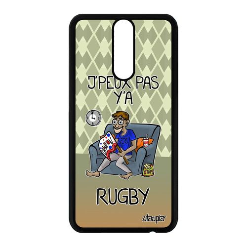 Coque J'peux Pas Y'a Rugby Huawei Mate 10 Lite En Silicone Vert Jpeux Je Drole Unique Antichoc Rigide Bd Xv De France Supporter Alu