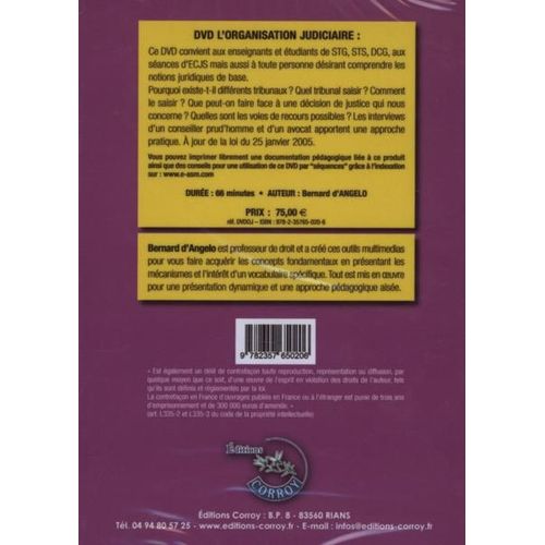 L'organisation Judiciaire - Dvd-Rom