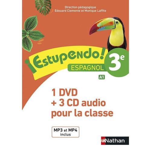 Estupendo - Espagnol - 3e - 1 Dvd + 3 Cd Audio Pour La Classe (Édition 2017)