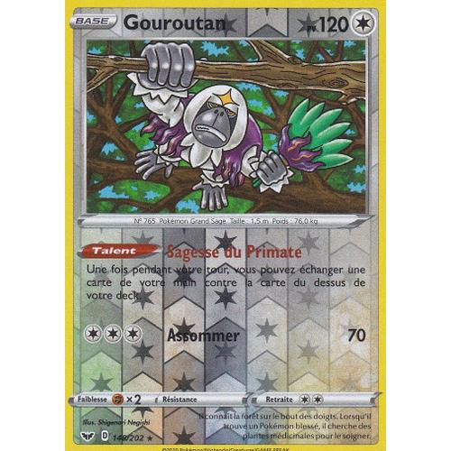 Carte Pokemon - Gouroutan - 148/202 - Holo Reverse - Épée Et Bouclier