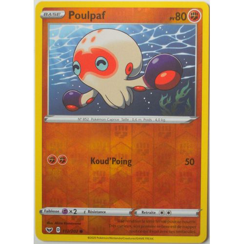 Pokémon - 112/202 - Eb01 - Epée Et Bouclier 1 - Poulpaf - Commune
