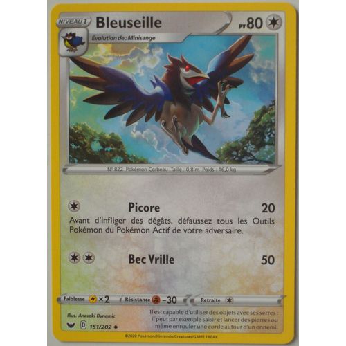 Pokémon - 151/202 - Eb01 - Epée Et Bouclier 1 - Bleuseille - Peu Commune