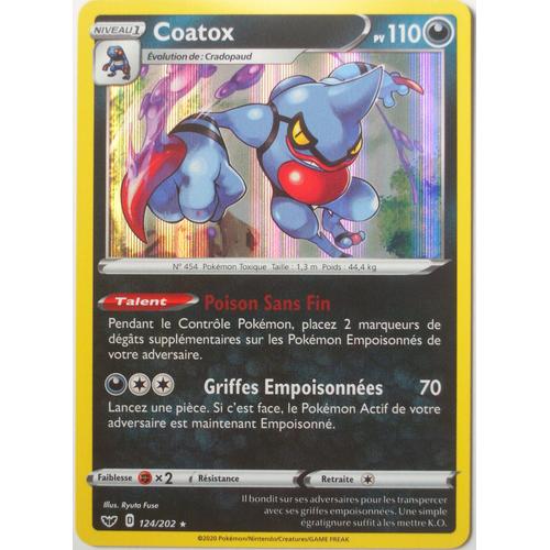 Pokémon - 124/202 - Coatox - Eb01 - Epée Et Bouclier 1 - Holo Rare
