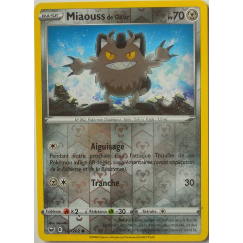 Miaouss Reverse - Epée & Bouclier - 127/202