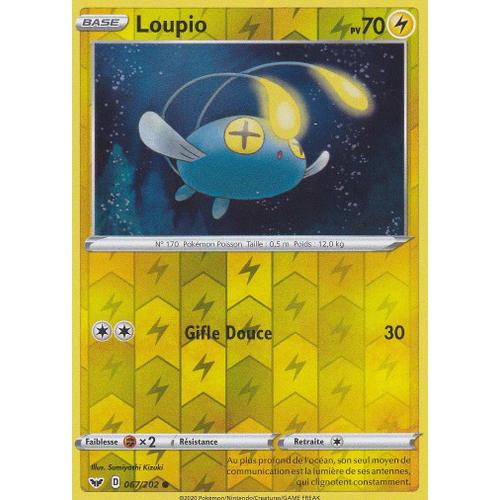 Carte Pokemon - Loupio - 067/202 - Reverse - Épée Et Bouclier