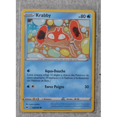 Krabby 42/202 + Krabby 43/202 - Epée Bouclier - Vf