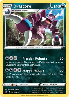 Pokemon 119/196 Drascore VSTAR Full Art EB11 Epee et Bouclier 11