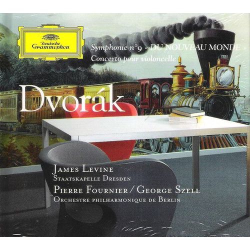 Antonin Dvorak (1841-1904) : Symphonie N°9 En Mi Mineur Op 95 Du Nouveau Monde + Concerto Pour Violoncelle Et Orchestre En Si Mineur Op 104 Par Pierre Fournier Staatskapelle Dresden Dir James Levine