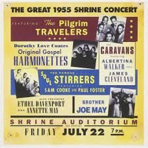 Cd Gospel The Great 1955 Shrine Concert Pilgrim Travelers Caravans Br Joe May...