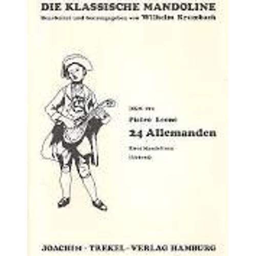 Die Klassische Mandoline - Dkm 19 A - Pietro Leone - 24 Allemanden Zwei Mandolinen