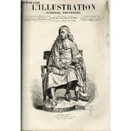L Illustration Journal Universel N° 1959 - Gravures : L Inauguration De La Statue De Blaise Pascal À Clermont - Les Chefs De L Insurrection De 1870 En Algérie - En Pénitence Tableau De M. Munier - Le(...)