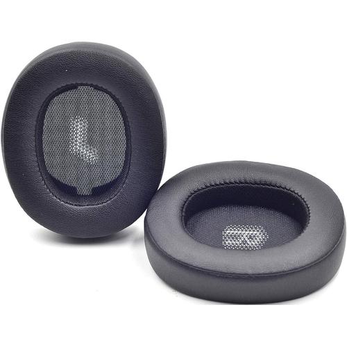 Coussinets de rechange E55 en mousse compatibles avec les casques sans fil Bluetooth JBL E55BT E 55 BT (noir)