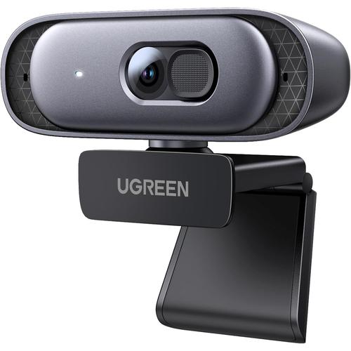 Webcam 2K 30FPS Full HD Caméra USB PC Deux Micro Antibruit Intégré 360 Degrés Rotation Plug Play Windows MacOS Linux Supporte Streaming Youtube Skype Appel Vidéo Zoom Vidéoconférence