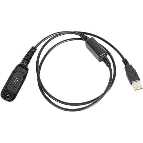 Câble de Programmation USB Ligne de fréquence d'écriture Compatible avec Motorola DP4800 DP4801 DP4400 DP4401 DP4600 DP4601 Radio bidirectionnelle Portable Talkie-walkie, Noir