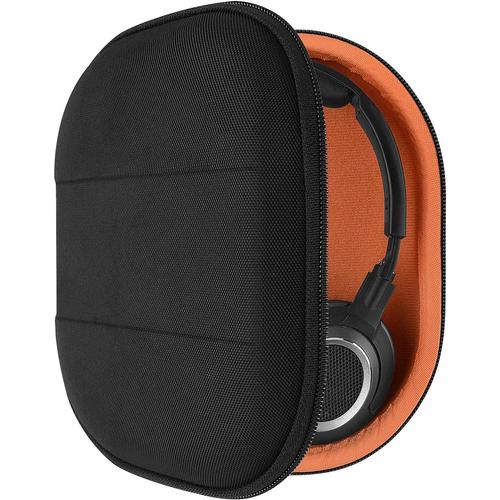 Shield Étui compatible avec les écouteurs Sennheiser HD 239, HD 238, HD 229, HD 228, HD 220, HD 219, coque rigide de protection de remplacement, sac de transport avec rangement de câble (noir)