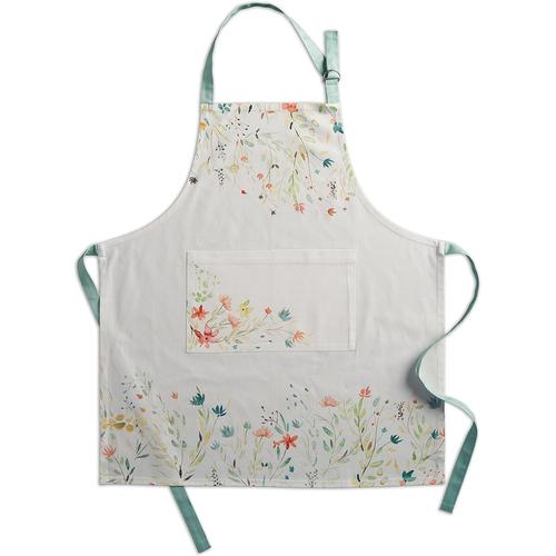 Colmar Maison d'Hermine Tablier de Cuisine 100% Coton avec Col Réglable, Poche Centrale pour Chef Cuisinier Femme/Homme(70cm x 85cm)