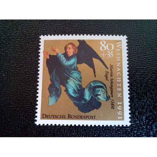 Timbre Allemagne Yt 1412 Ange (Détail De Madonna Dans Une Roseraie) 1991 ( 090204 )