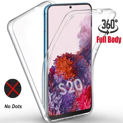 Coque Samsung S20 Plus Intégrale Silicone Transparent Gel Tpu 360